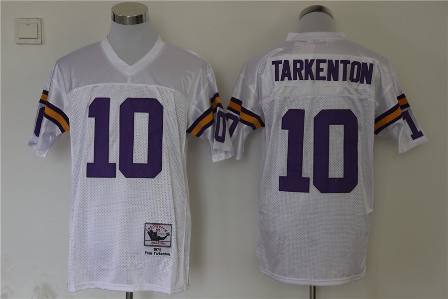 Men’s Minnesota Vikings Fran Tarkenton Mitchell & Ness White Legacy Jersey