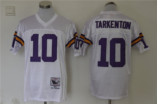 Men’s Minnesota Vikings Fran Tarkenton Mitchell & Ness White Legacy Jersey