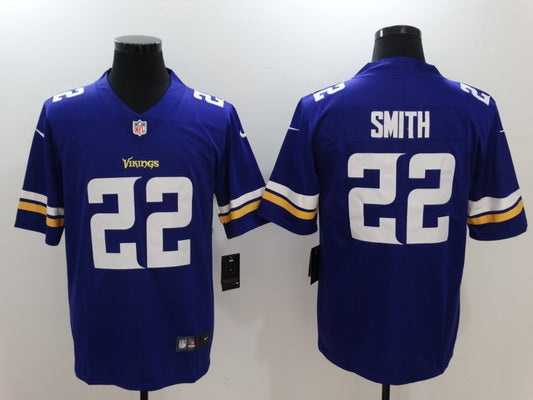 Men’s Minnesota Vikings Harrison Smith #22 Purple Jersey