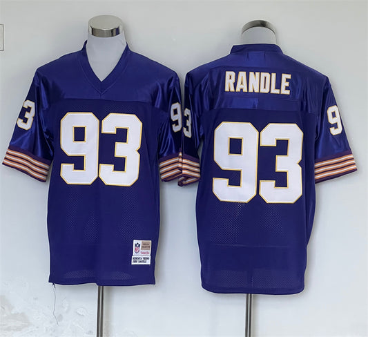 Men’s Minnesota Vikings John Randle Mitchell & Ness Purple Legacy Jersey