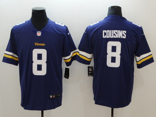 Men’s Minnesota Vikings Kirk Cousins #8 Purple Jersey