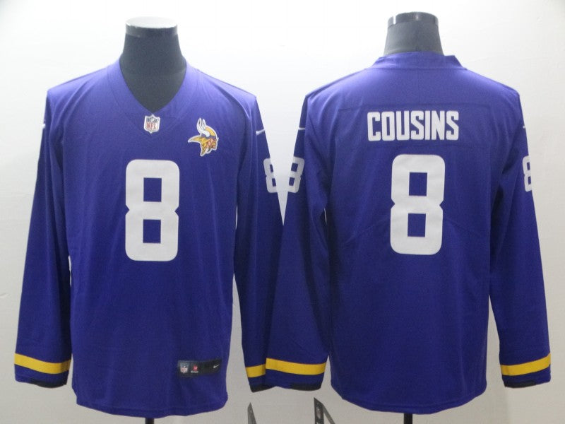 Men’s Minnesota Vikings Kirk Cousins #8 Purple Jersey