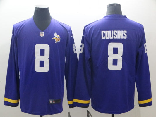 Men’s Minnesota Vikings Kirk Cousins #8 Purple Jersey