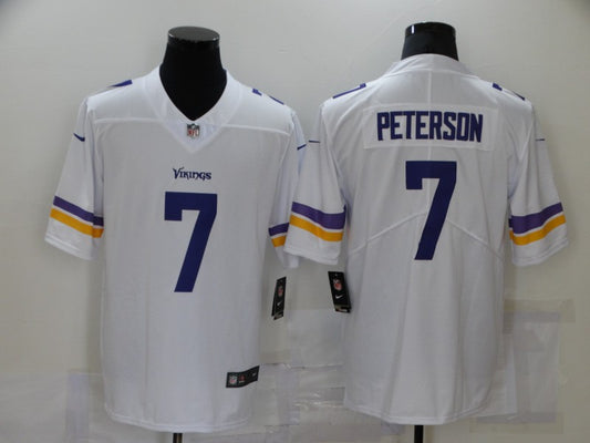 Men’s Minnesota Vikings Patrick Peterson #7 White Jersey