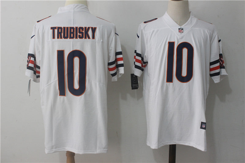 Men’s Mitch Trubisky #10 Chicago Bears Season Jersey White