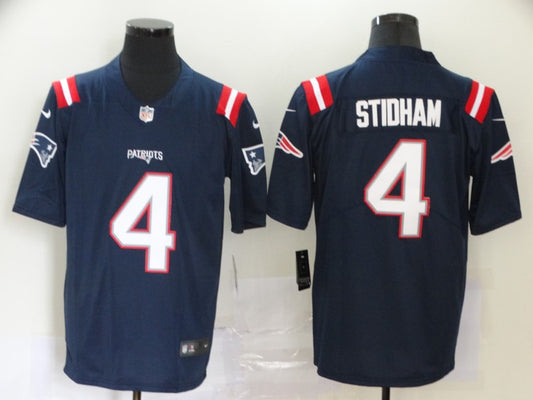 Men’s New England Patriots Jarrett Stidham #4 Navy Jersey