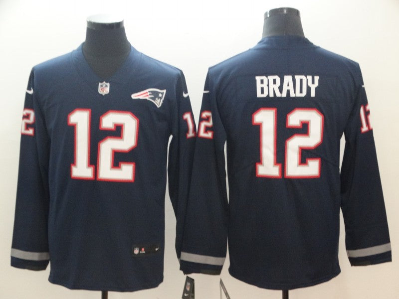 Men’s New England Patriots Tom Brady #12 Navy Jersey