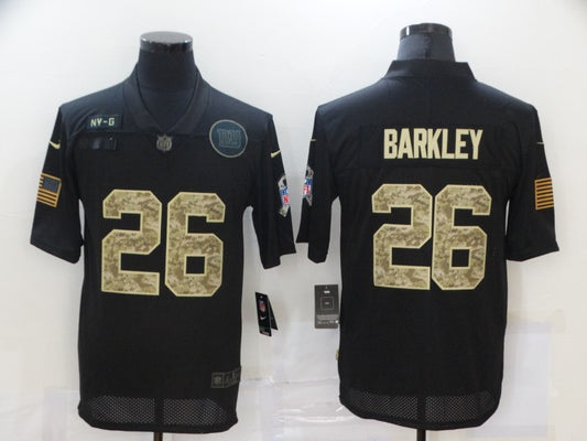 Men’s New York Giants #26 Saquon Barkley Black Jersey