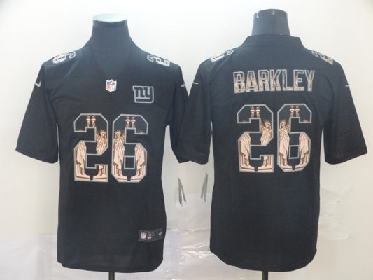 Men’s New York Giants #26 Saquon Barkley Black Jersey