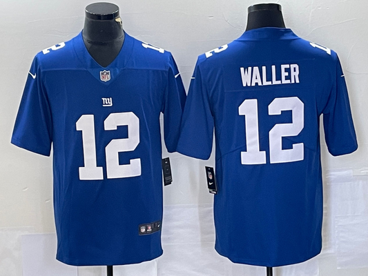 Men’s New York Giants Darren Waller #12 Royal Alternate Jersey