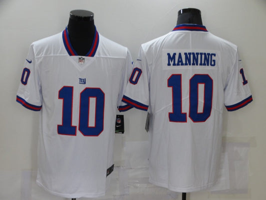 Men’s New York Giants Eli Manning #10 White Jersey