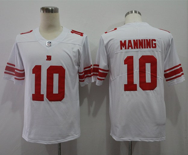 Men’s New York Giants Eli Manning #10 White Jersey