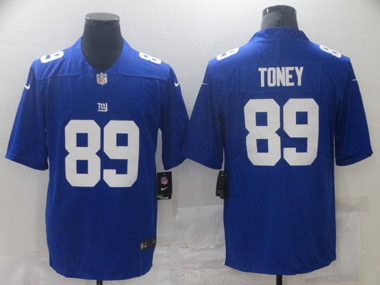Men’s New York Giants Kadarius Toney #89 Blue Jersey