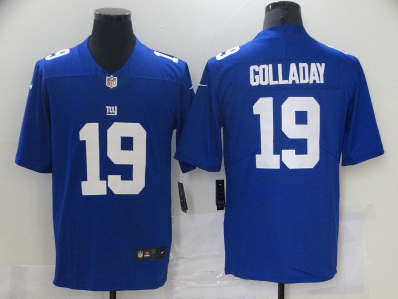 Men’s New York Giants Kenny Golladay #19 Blue Jersey