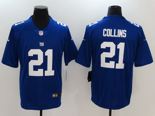Men’s New York Giants Landon Collins #21 Blue Jersey