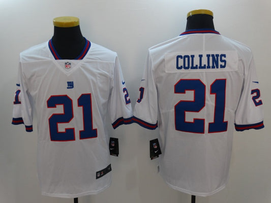 Men’s New York Giants Landon Collins #21 White Jersey