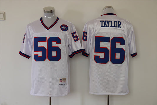 Men’s New York Giants Lawrence Taylor Mitchell & Ness White Legacy Jersey