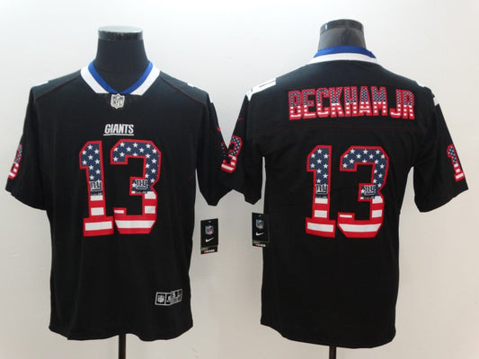 Men’s New York Giants Odell Beckham Jr. #13 Black Jersey