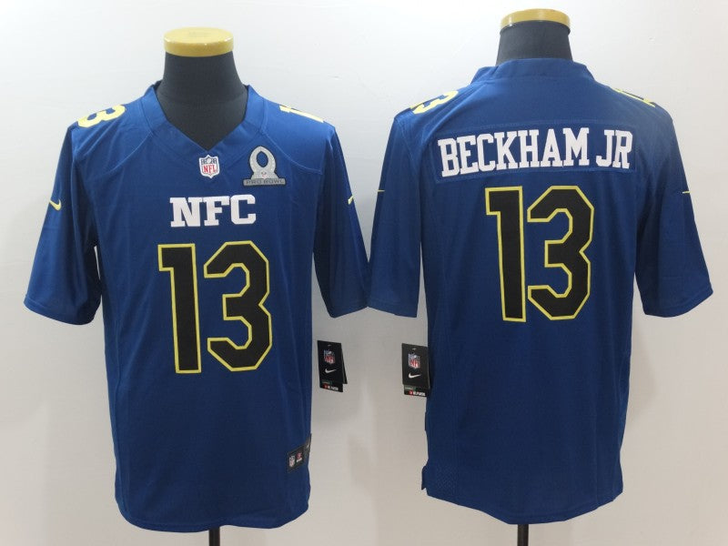 Men’s New York Giants Odell Beckham Jr. #13 Blue Jersey