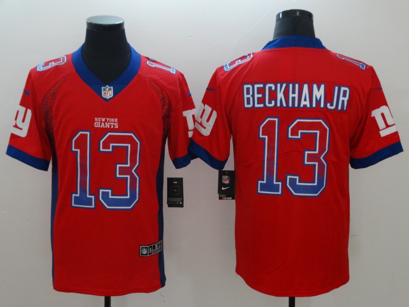Men’s New York Giants Odell Beckham Jr. #13 Red Jersey