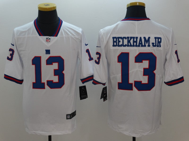 Men’s New York Giants Odell Beckham Jr. #13 White Jersey