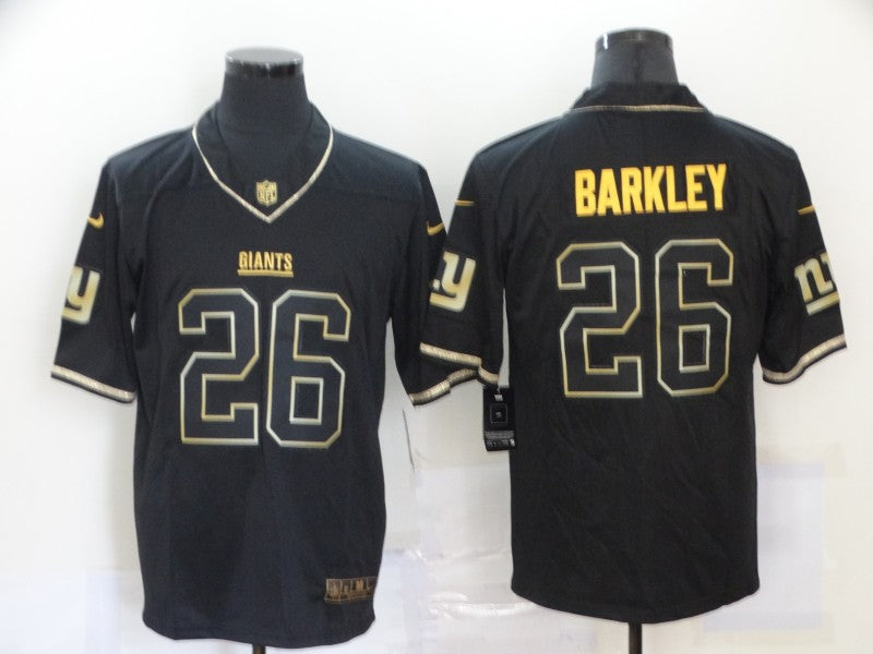 Men’s New York Giants Saquon Barkley #26 Black Jersey