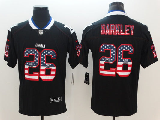 Men’s New York Giants Saquon Barkley #26 Black Jersey