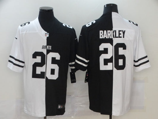 Men’s New York Giants Saquon Barkley #26 Black/White Jersey