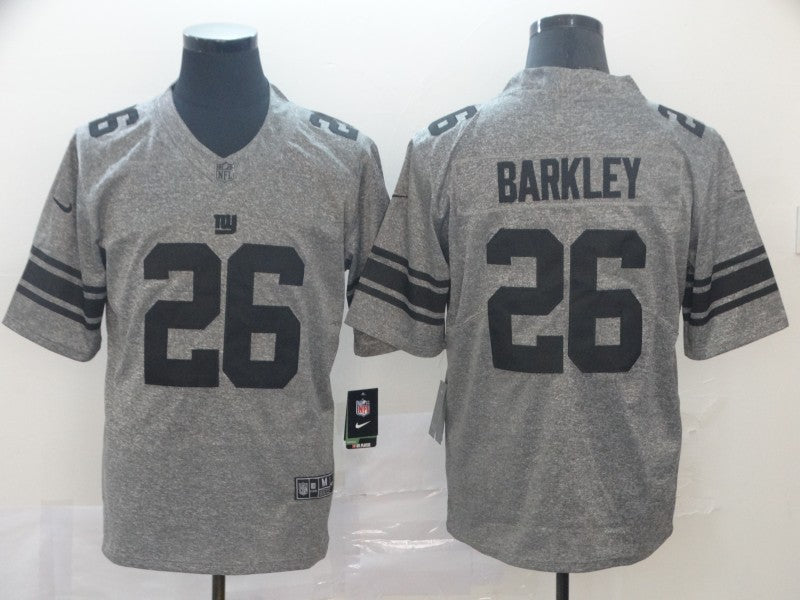 Men’s New York Giants Saquon Barkley #26 Gray Jersey