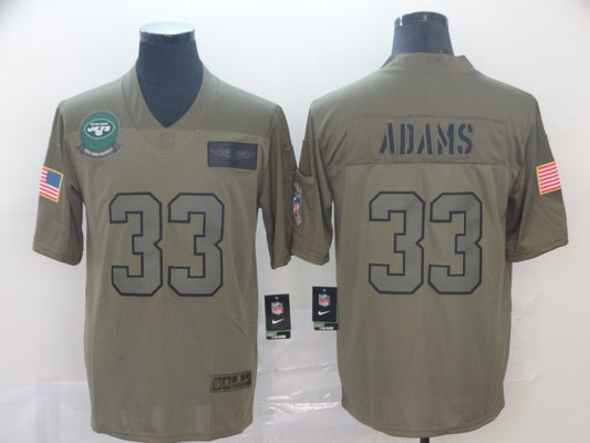 Men’s New York Jets Jamal Adams #33 Brown Jersey