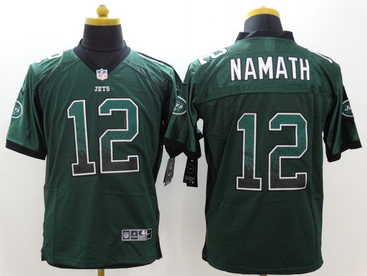 Men’s New York Jets Joe Namath #12 Green Jersey