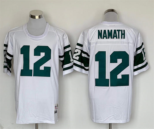 Men’s New York Jets Joe Namath Mitchell & Ness White Legacy Jersey
