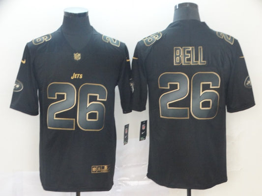 Men’s New York Jets Le’Veon Bell #26 Black Jersey
