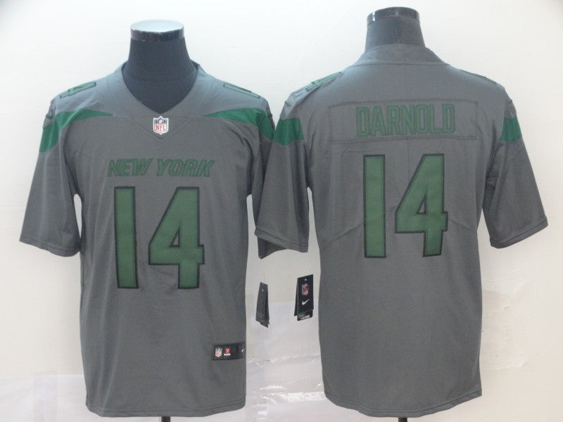 Men’s New York Jets Sam Darnold #14 Gray Jersey