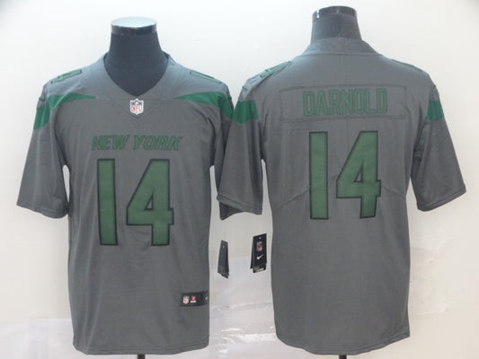 Men’s New York Jets Sam Darnold #14 Gray Jersey