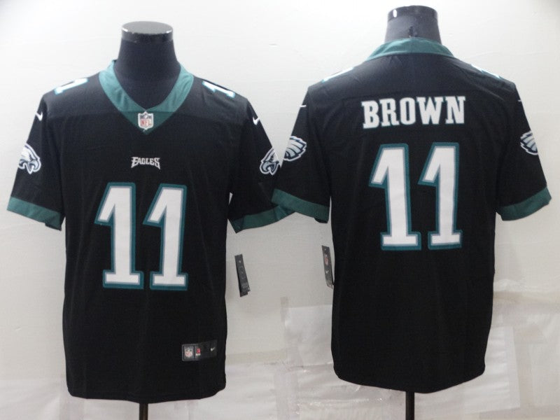 Men’s Philadelphia Eagles A.J. Brown #11 Black Jersey