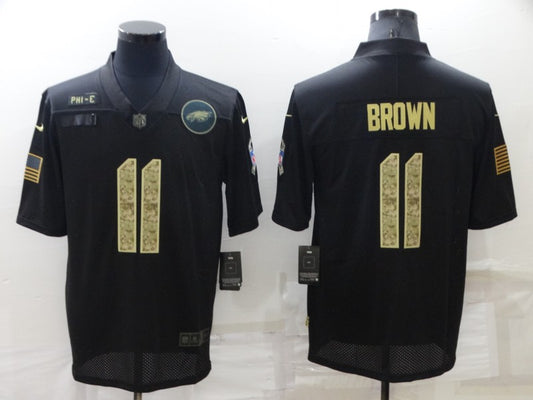 Men’s Philadelphia Eagles A.J. Brown #11 Black Jersey