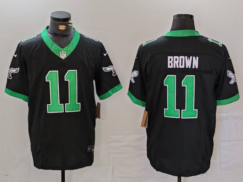 Men’s Philadelphia Eagles A.J. Brown #11 Black Vapor F.U.S.E. Limited Jersey