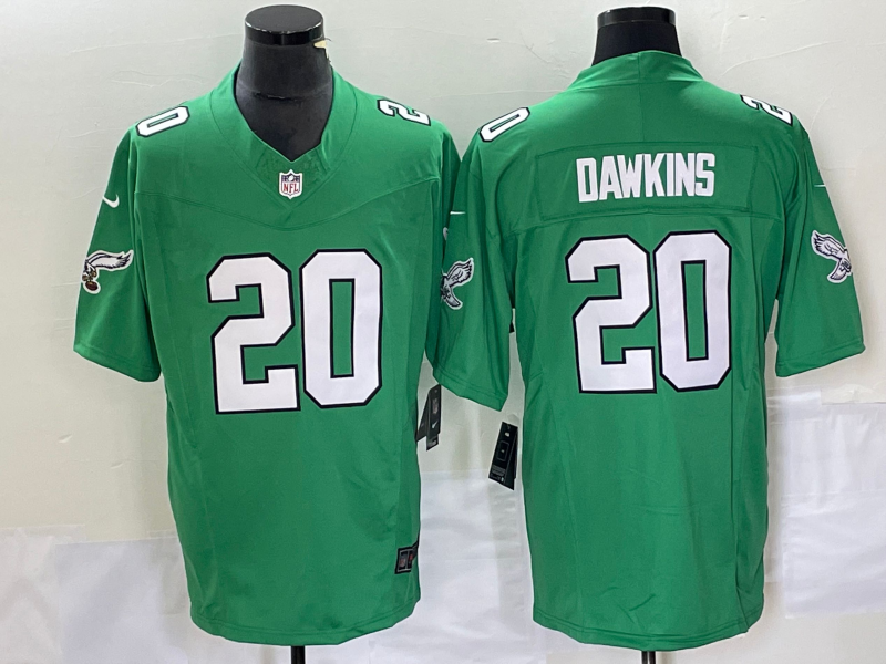 Men’s Philadelphia Eagles Brian Dawkins #20 Kelly Green Jersey