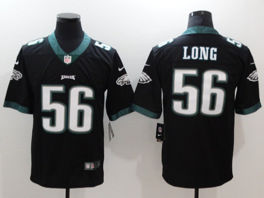 Men’s Philadelphia Eagles Chris Long #56 Black Jersey