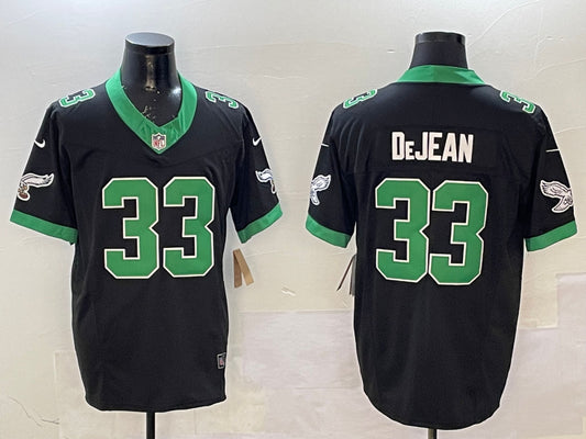 Men’s Philadelphia Eagles Cooper DeJean #33 Black Jersey
