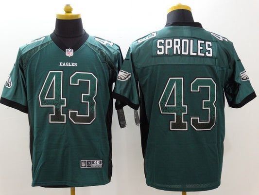 Men’s Philadelphia Eagles Darren Sproles #43 Midnight Green Jersey