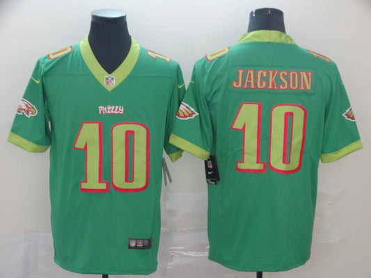 Men’s Philadelphia Eagles Desean Jackson #10 Green Jersey City Edition