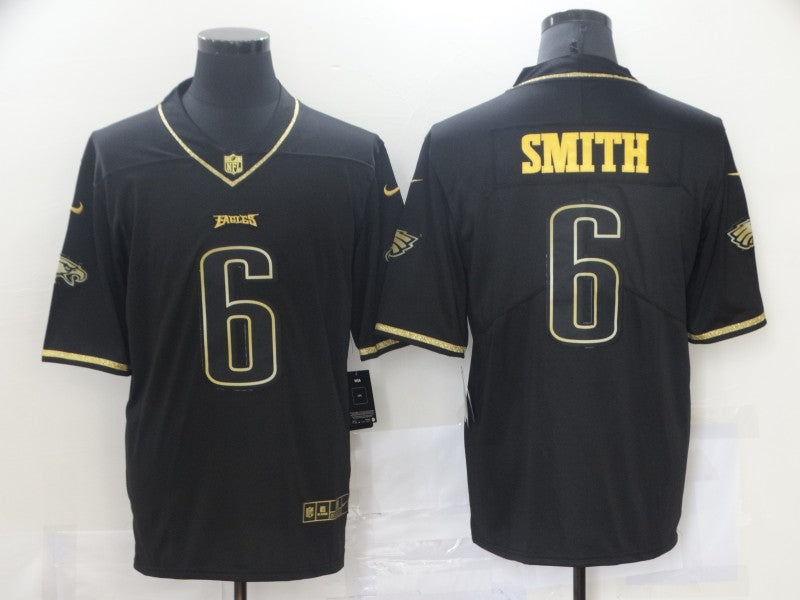 Men’s Philadelphia Eagles DeVonta Smith #6 Black Jersey