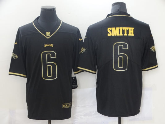 Men’s Philadelphia Eagles DeVonta Smith #6 Black Jersey
