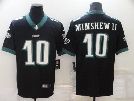 Men’s Philadelphia Eagles Gardner Minshew II #10 Black Jersey