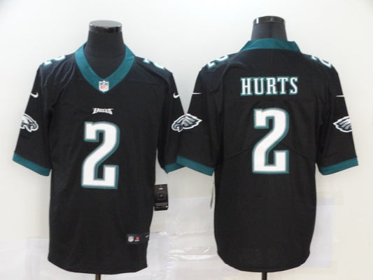 Men’s Philadelphia Eagles Jalen Hurts #2 Black Jersey