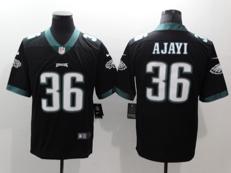 Men’s Philadelphia Eagles Jay Ajayi #36 Black Jersey
