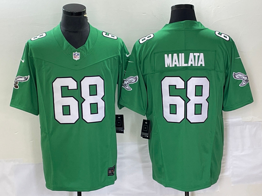 Men’s Philadelphia Eagles Jordan Mailata #68 Kelly Green Jersey