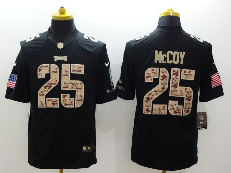 Men’s Philadelphia Eagles LeSean McCoy #25 Black Jersey